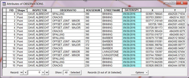 concrete sidewalk assessment for repair